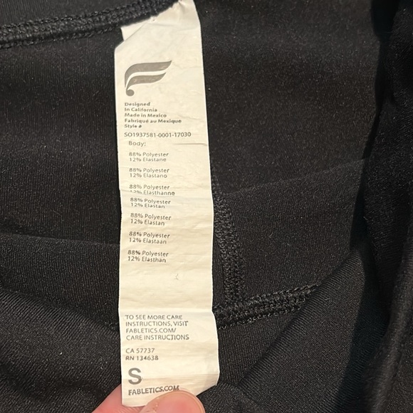 Fabletics power hold biker shorts - Picture 4 of 4